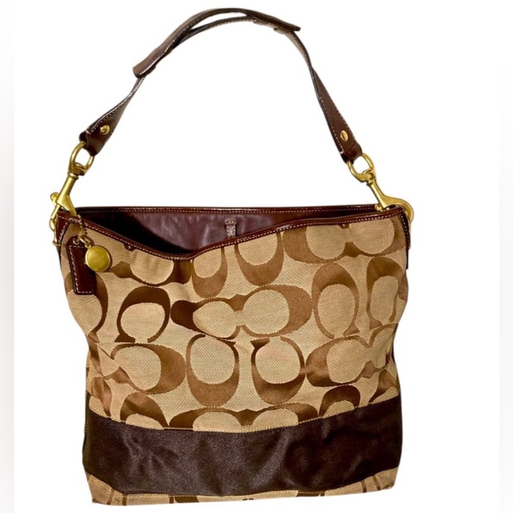 COACH SIGNATURE HOBO STYLE TOTE no 10627 shoulderbag satchel